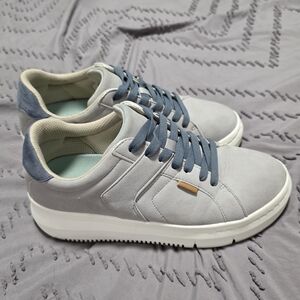 Stylish Gray and Blue Women's Sneakers Dr. Scholl's Sadie